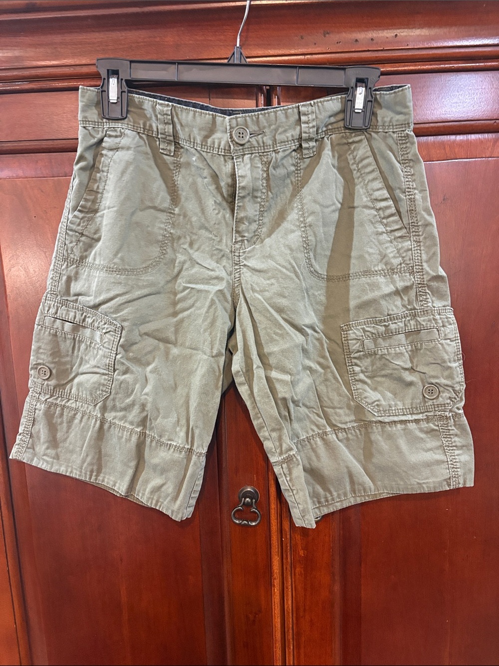 Calvin Klein Jeans Olive Green Cargo Shorts